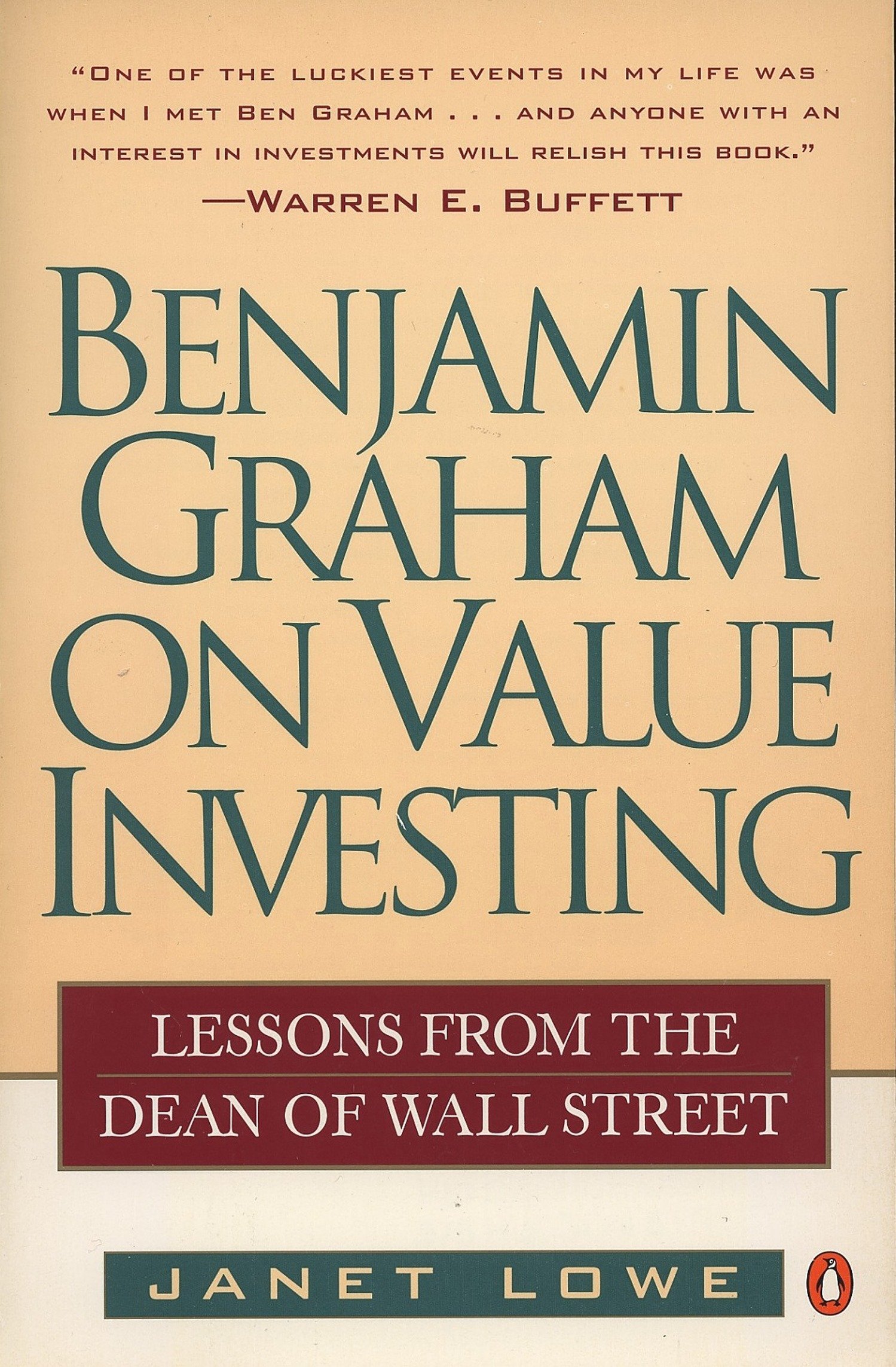 Benjamin Graham on Value Investing : Lessons from the Dean of Wall Street